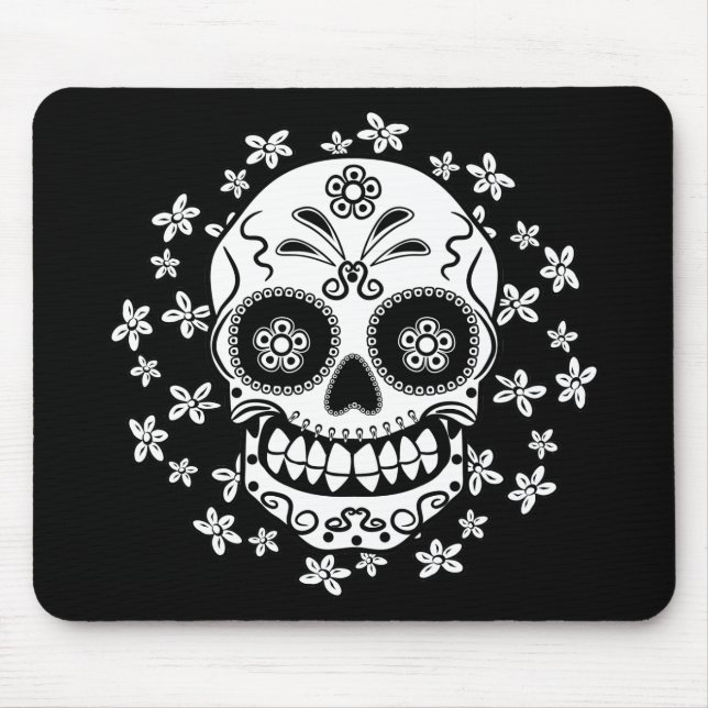 Alfombrilla De Ratón Sugar Skull (Frente)