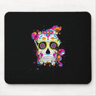 Alfombrilla De Ratón Sugar Skull Art