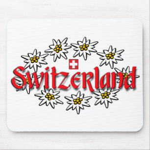 Alfombrilla De Ratón Suiza Edelweiss Mousepad