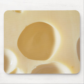 ALFOMBRILLA DE RATÓN SUIZA SUPERFICIE DE QUESO TEXTURA CREMA CÍRCULOS A