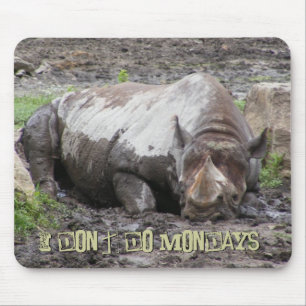 Alfombrilla De Ratón Sulking Rhino Mousepad