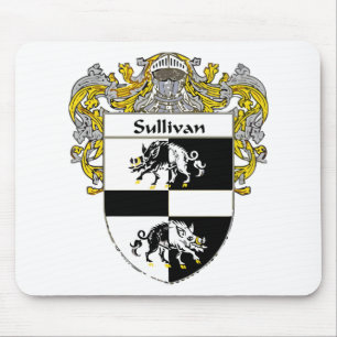 Alfombrilla De Ratón Sullivan-Coat-of-Arms-Mantled-300x300