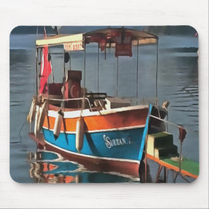 Alfombrilla De Ratón Sultán Taxi Bote Marmaris Arte Náutico