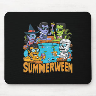 Alfombrilla De Ratón Summerween Halloween Spookone Monster Para Hombres