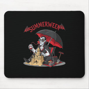 Alfombrilla De Ratón Summerween Vampire Beach Dracula Sandcastle Gothic