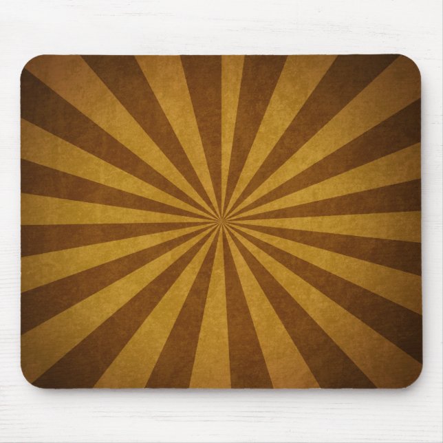Alfombrilla De Ratón Sunburst Vintage (Frente)
