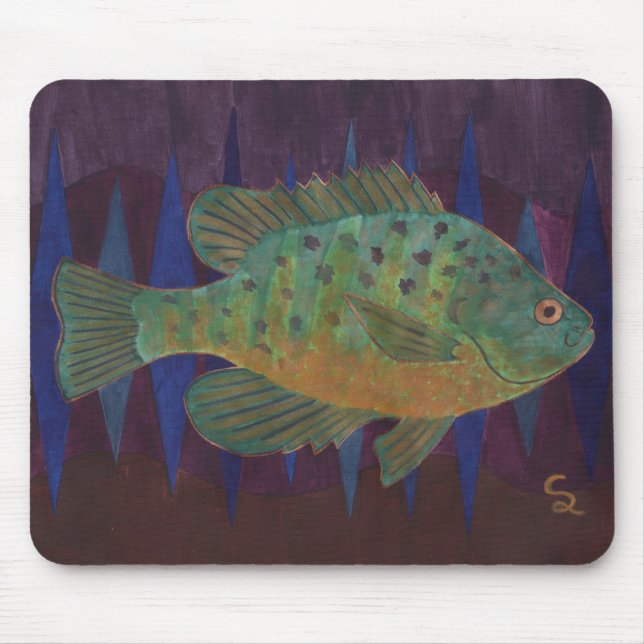 Alfombrilla De Ratón Sunfish de la semilla de calabaza (Frente)