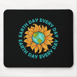 Alfombrilla De Ratón Sunflower Earth Day Every Day Planet Earth Sunflow