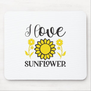 Alfombrilla De Ratón Sunflower Lover Amo El Girasol