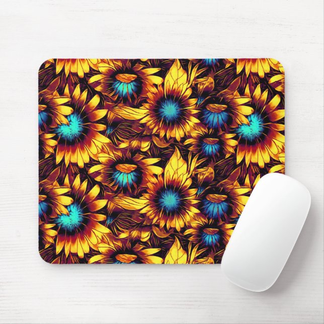 Alfombrilla De Ratón Sunflower Luminoso (Con ratón)