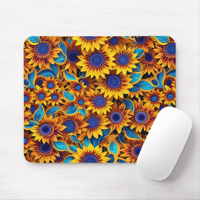 Alfombrilla De Ratón Sunflower Mousepad (Con ratón)