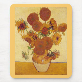 Alfombrilla De Ratón Sunflowers in a Vase (F454) Van Gogh Bella Artes