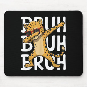 Alfombrilla De Ratón Sungles Cheetah Lover Dabbing Cheetah Bruh Wild An