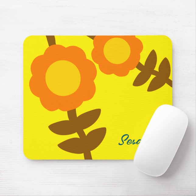 Alfombrilla De Ratón  Sunny Bloom Mouse Pad (Con ratón)