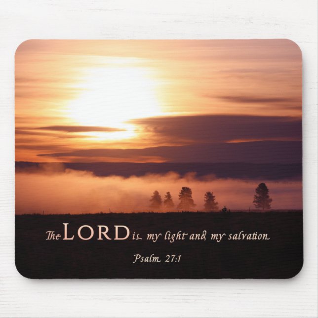 Alfombrilla De Ratón Sunrise Christian Mousepad (Frente)