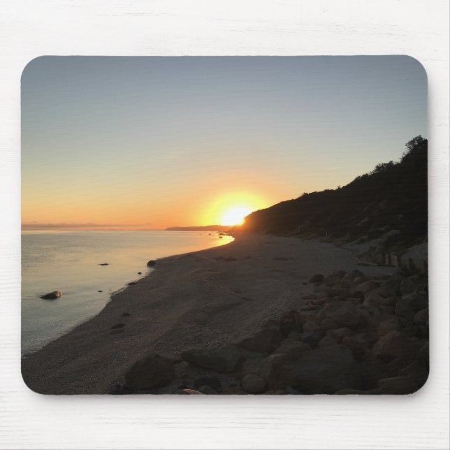 Alfombrilla De Ratón Sunrise Over Long Island Sound (Frente)