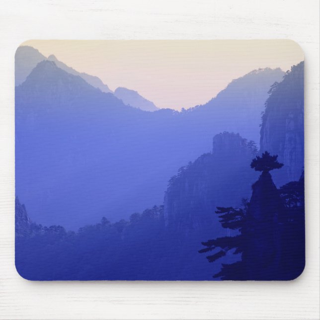 Alfombrilla De Ratón Sunrise, Yellow Mountain, Huangshan, China (Frente)