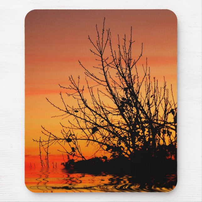Alfombrilla De Ratón Sunset Abstract Mousepad (Frente)