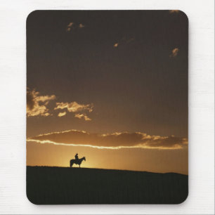 Alfombrilla De Ratón Sunset Cowboy