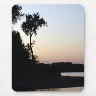 Alfombrilla De Ratón Sunset del río Misisipi