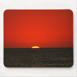 Alfombrilla De Ratón Sunset on a beach in Mexico