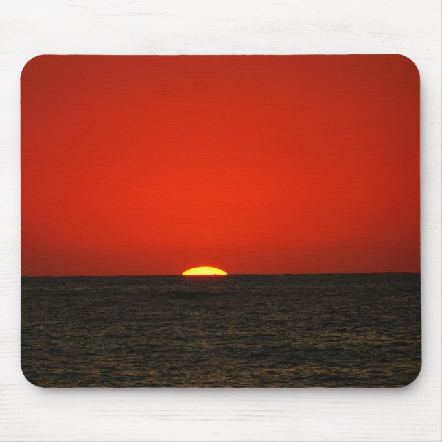 Alfombrilla De Ratón Sunset on a beach in Mexico (Frente)