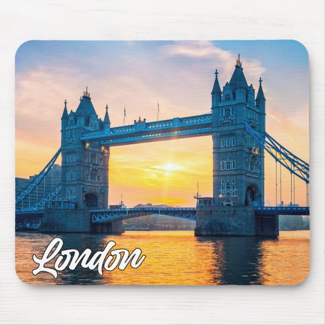 Alfombrilla De Ratón Sunset Over Londres, Inglaterra, Reino Unido (Frente)