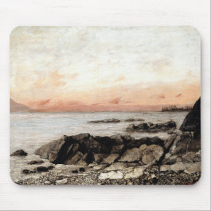 Alfombrilla De Ratón Sunset, Vevey, Suiza - Gustave Courbet