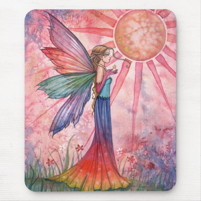 Alfombrilla De Ratón Sunshine and Rainbow Fairy Mousepad (Frente)