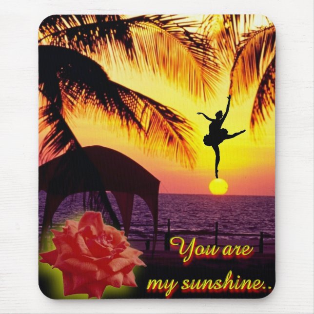 Alfombrilla De Ratón Sunshine Love Mousepad (Frente)