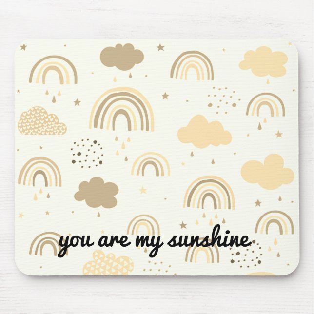 Alfombrilla De Ratón Sunshine Rainbow Mouse Pad (Frente)