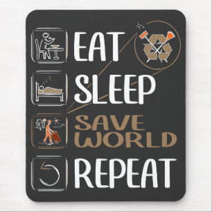 Alfombrilla De Ratón Super Garbageman - Un regalo divertido para Trashm