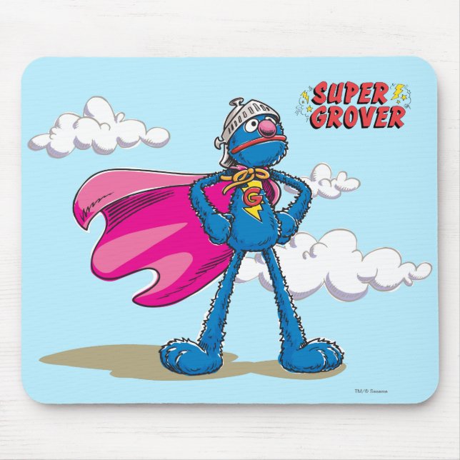 Alfombrilla De Ratón Super Grover (Frente)