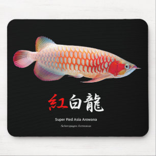 Alfombrilla De Ratón "Super Red Arowana" の 優 良 製 2