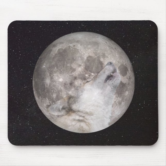 Alfombrilla De Ratón Super Wolf Moon (Frente)