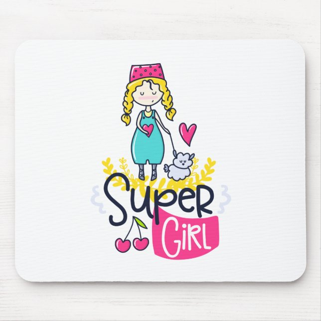 Alfombrilla De Ratón SuperChica (Frente)