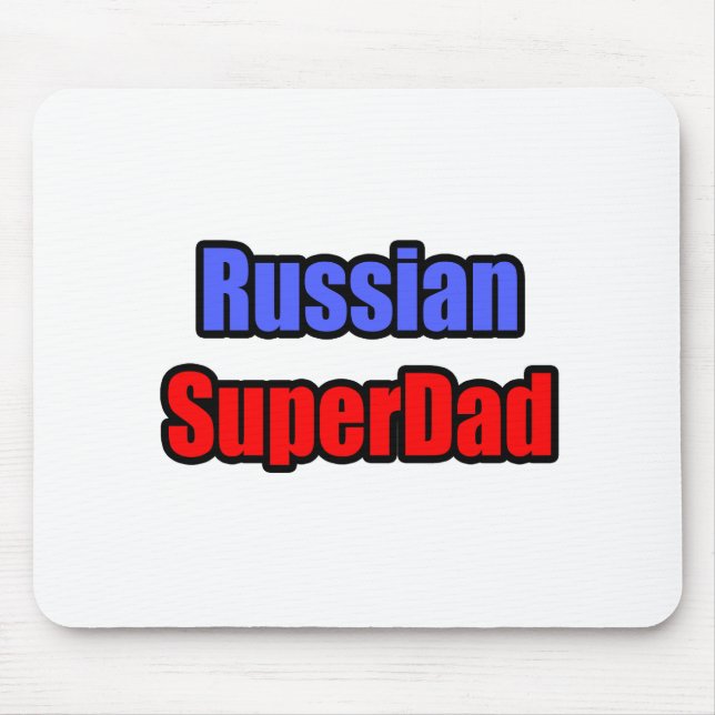 Alfombrilla De Ratón SuperDad de Rusia (Frente)