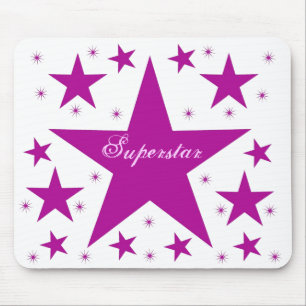 Alfombrilla De Ratón Superestrella Mousepad, púrpura