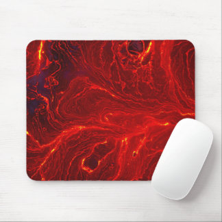 Alfombrilla De Ratón Superficie de lava caliente (estilo 3) pintura al