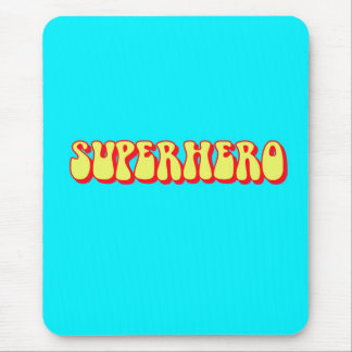 Alfombrilla De Ratón Superhéro Retro
