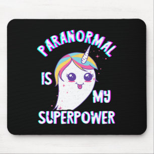 Alfombrilla De Ratón Superpoder Paranormal Unicornio Fantasma Caza de F