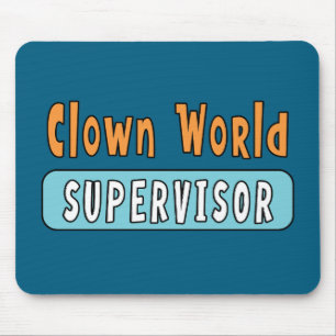 Alfombrilla De Ratón Supervisor del Mundo Loco
