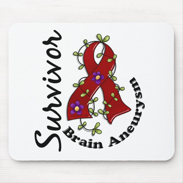Alfombrilla De Ratón Superviviente 15 del Aneurysm del cerebro (Frente)