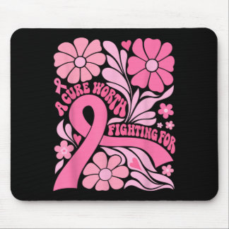 Alfombrilla De Ratón Superviviente de cáncer de mama Floral Boho Una cu