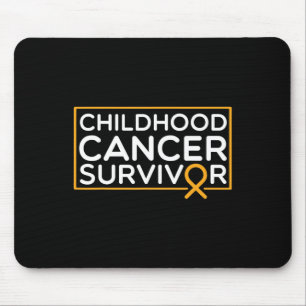 Alfombrilla De Ratón Superviviente de cáncer infantil Cinta de cáncer i