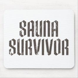 Alfombrilla De Ratón Superviviente de sauna 01