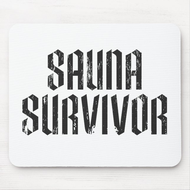 Alfombrilla De Ratón Superviviente de sauna 02 (Frente)