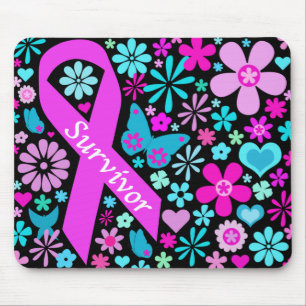 Alfombrilla De Ratón Superviviente Mousepad del cáncer de pecho