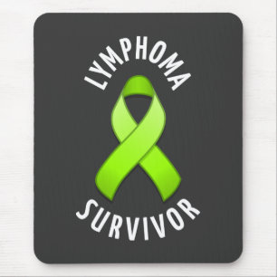 Alfombrilla De Ratón Superviviente Mousepad del cáncer del linfoma