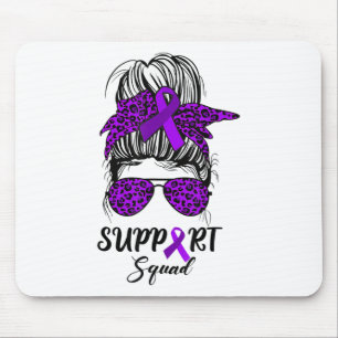 Alfombrilla De Ratón Support Squad Messy Bun Purple Warrior Heimerheime